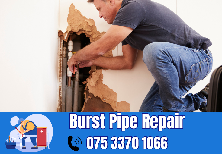 burst pipe repair Northfleet
